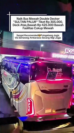 Highly recommended for the Jakarta-Jogja route via Semarang-Ambarawa-Secang-Magelang-Jogja #bus