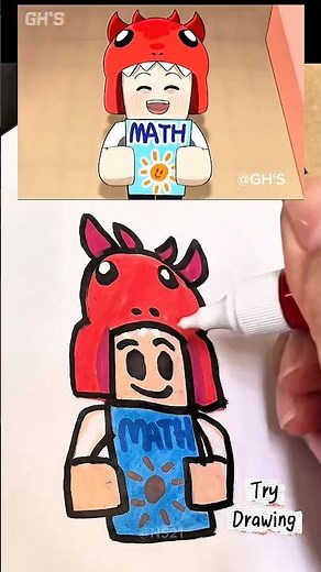 Try Drawing..After mom leaves #roblox #shorts ‪@GH.S‬