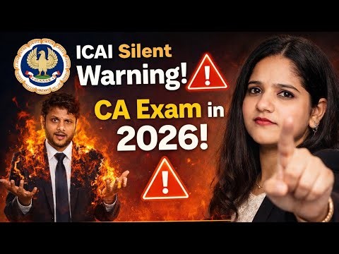 ICAI Silent Warning ‼️ CA Exam May 2026 Exams | CA foundation,Inter & Final May 2026 Exams