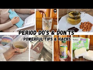 Powerful Period Tips & Hacks Every Girl Should Follow| Period Do’s & Don’ts Every Girl Must Follow ✨
