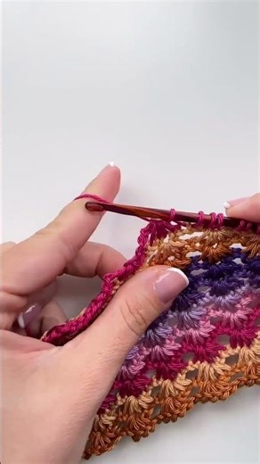 Guess what?💖 My latest tutorial is all about Tunisian shell stitch, perfect for your next project