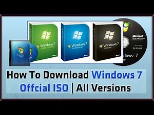 How To Download Windows 7 Official ISO (All Versions) | Tutorial 2015