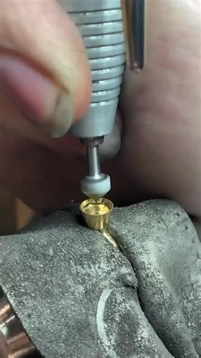 Anna on Instagram: "💍💎​From raw metal to stunning gold jewelry. Precision setting! 🔨🌟​The art of jewelry making: a beautiful bezel setting for a timeless diamond✨🧡 ​Handmade gold ring perfection✨️💛smooth, secure, and sparkling❤️✨️ . . . . . . . . . . . . . . . . . . . . . . . . . . . . . . . . . . . . . . . . . . . . . . . . . . . . . . . . . . . . . . . . . . . . . . . . . . . . . . . . . . . . . . . . . . . . . . . . . . . . #JewelryMaking ​#BezelSetting ​#GoldJewelry ​#DiamondRing ​#Han