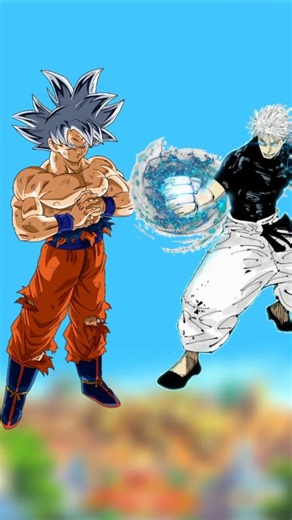 Goku Vs Gojo | who is strongest |#anime #viral #dragoball #shortvideos #narutoshippuden