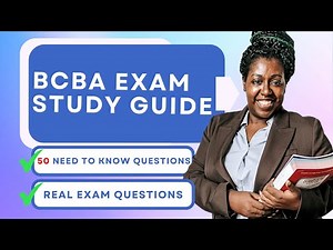 BCBA Exam Study Guide with Explanations - Mock Practice Test Review (50 Need to Know Questions)