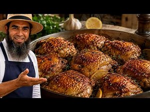 The CRISPIEST Oven-Baked Chicken Thighs You'll Ever Make