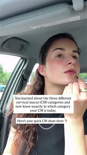 The fertility awareness method I teach uses three cervical mucus (CM) categories which keeps it
