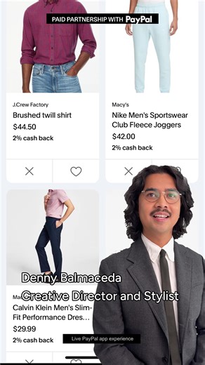 Stack offers with PayPal and upgrade your holiday fit for less. Shop smart, dress sharp.