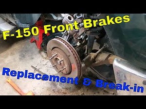 How to Replace Front Brakes, Pads and Rotors (09-14 F-150) #diy #ford #f150 #howto