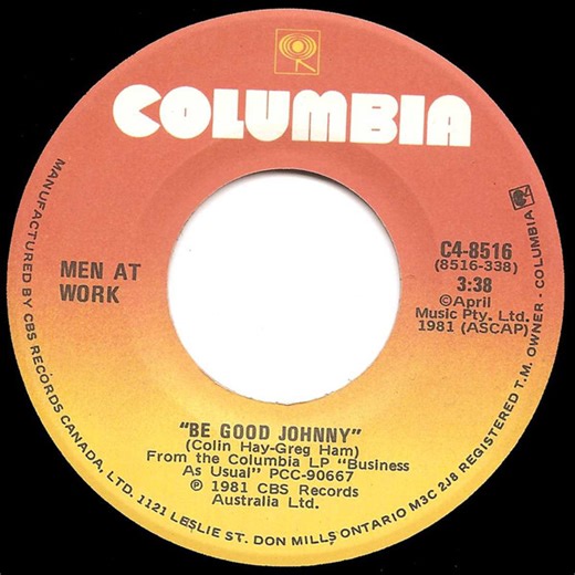 Men At Work - Be Good Johnny