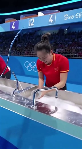 cup washing contest in Olympics ,#ai