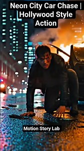 Neon City Car Chase | Hollywood Style Action#CarChase#ActionMovie#CinematicVideo