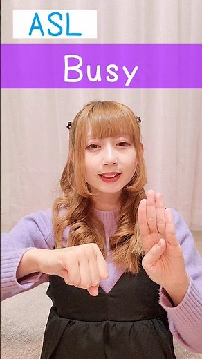 American Sign Language (ASL) “Busy” Beginner Lesson for Deaf & Hard of Hearing #americansignlanguage