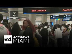 Travelers stranded at Miami International Airport after deadly Amazon plane crash
