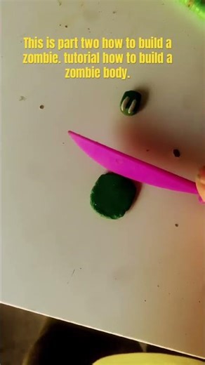 Go to a tutorial how to build a zombie made out of clay ￼