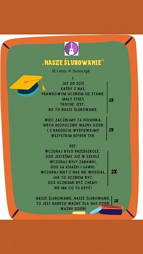 Na ślubowanie klas pierwszych, piosenka „Nasze ślubowanie”👩‍🎓🧑🏻‍🎓😊 dostępna od jutra ❤️ | Raz Dwa Trzy Rytmika