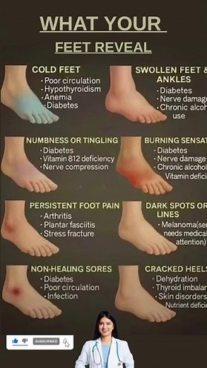 8 Foot Signs That Reveal Hidden Health Problems