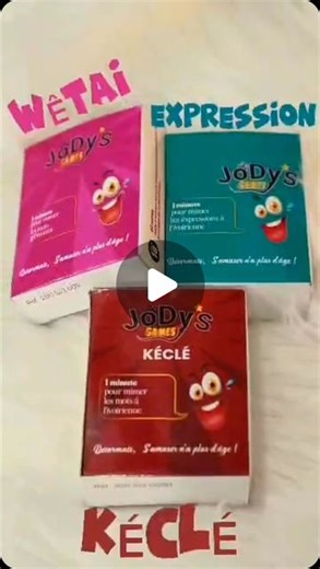 •Behibro Olivia Fatim Mea on Instagram: "@jodys_games « Jeu de Mîmes et d’Expressions », Jodys Games vous met au défi de mimer non pas des mots isolés, mais des groupes d’expressions issus du lexique ivoirien et français, le tout dans un temps limité. Avec 50 cartes amusantes, ce jeu est parfait pour vos soirées en famille, entre amis, collègues et même avec vos enfants Désormais, s’amuser n’a plus d’âge 💃🏽😍 #DéfisEtRiresAssurés #jeuxdexpressions"
