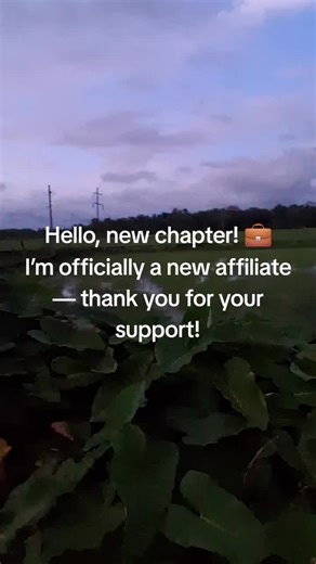 Hello, new chapter! 💼 I’m officially a new affiliate — thank you for your support!#newaffiliate #tiktokaffiliate #affiliatemarketing
