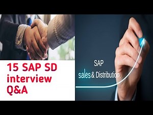 SAP SD interview questions and answers | SAP SALES & DISTRIBUTION