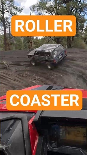 CINDERS ROLLER COASTER #jeep #cherokee #xj #gopro #rollercoaster #cinders #berms #prerunner