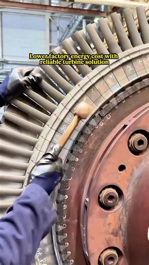The most satisfying turbine installation video! #SteamTurbine #Turbine #HeavyIndustry #Rotor