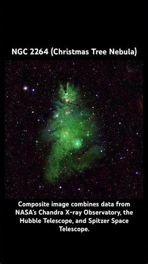 🌌NGC 2246 - The Christmas Tree Nebula #nebula #infiniteuniverse #notalone #space #stars #nasa