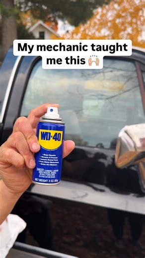 9.6M views · 25K reactions |  WD-40 hack for your cleaning your car windows #cartips #automotive #lifehacks #cleancar #tipsandtricks | Randy & Mandy | Facebook