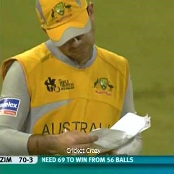 Most Thrilling Finish Between Australia And Zimbabwe - Story of the Greatest Upset