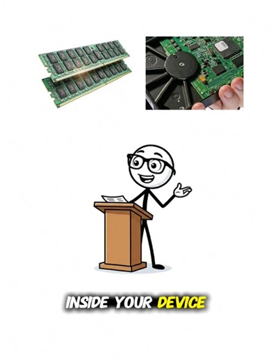RAM vs ROM: Learn the key differences between temporary and permanent memory in 60 sec.