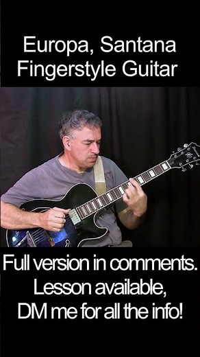 Europa #santana #fingerstyleguitar