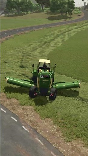 FS25: Krone Big M 450 in Action #farmingsimulator25 #krone #mowing #youtubeshorts #fs25