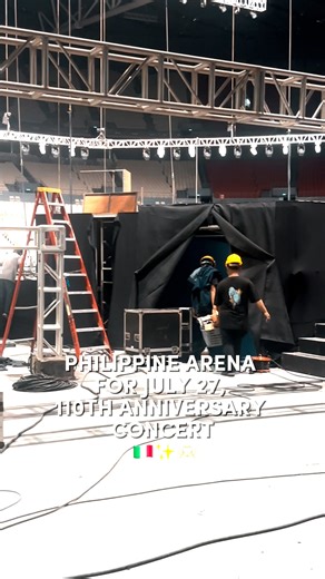 509K views · 30K reactions | Shoutout to all individuals who worked hard for the setup! 﫡 2 more days before the Anniversary Concert! Stay safe, everyone!  #RoadToINC110 | INC Production Company | Facebook