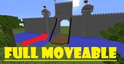 full moveable Castle gate ! ( Vanilla/without Mods ) Minecraft Map