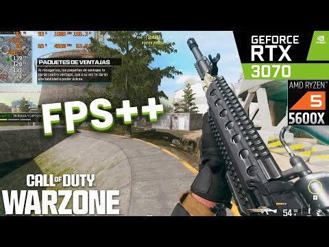 Ryzen 5 5600X + RTX 3070 - Call of Duty: Warzone 1080p Extreme and lowest graphics MAX FPS Benchmark