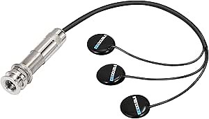 Instruments Passive Piezo Acoustic Guitar Pickup – Three Balanced Passive Pickup Elements – Piezo Pickup for Acoustic Guitars (Ceramic)