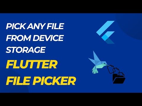 Flutter File Picker | Pick Any file from device