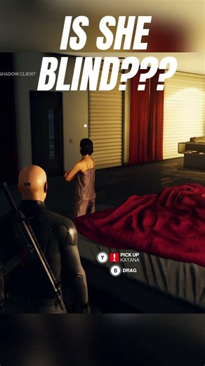 Is She Blind? I Guess She Can't See Now 😂 #Hitman2 #Shorts #Nightcall #NewZealand
