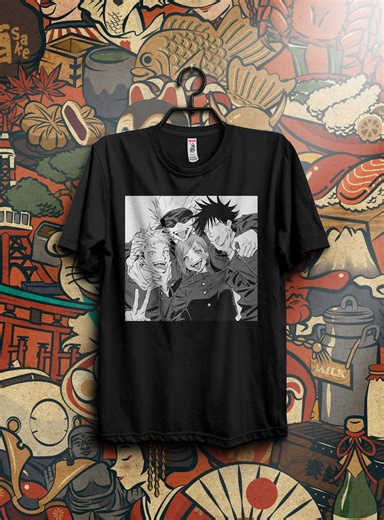 Jujutsu Kaisen T Shirt, Streetwear Unisex Yuji Itadori, Nobara Kugisaki & Megumi Fushiguro, Satoru Gojo Anime Graphic Tee, Unisex JJK Gift - Etsy