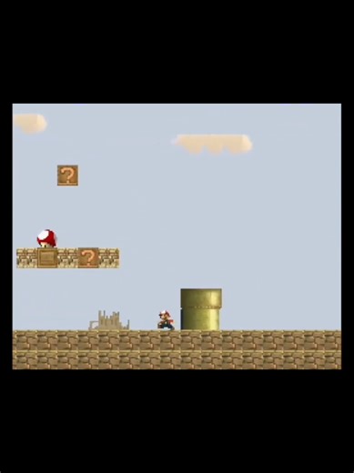 Mario but realistically realistic #mario #supermariobros #soretro #fyp #nes