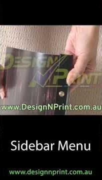 Lightweight SideBar Restaurant Menus