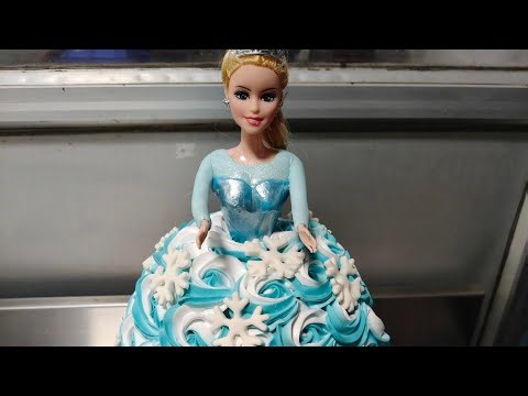 How To Make Elsa Doll Cake ❄️ | Frozen Theme Cake Design | Step-By-Step Doll Cake Tutorial 🎂