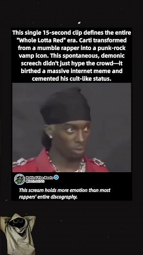 The Scream That Broke The Internet #PlayboiCarti #HipHop #LiveMusic #WholeLottaRed #Vamp #Opium