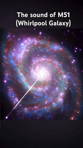 The sound of M51 (Whirlpool Galaxy)