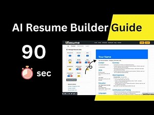 Create Resume online with AI Resume Builder | 1millionresume.com