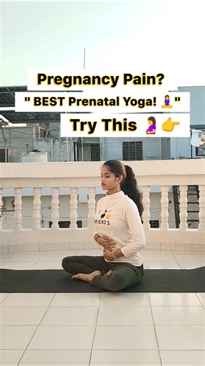 Pregnancy Pain Relief: 6 Best Prenatal Yoga Poses for Moms-to-Be! 🧘‍♀️ || #YogaForPregnancy #momtobe