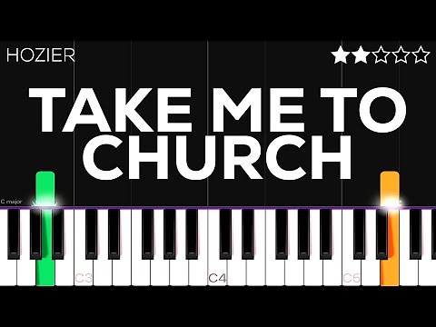 Hozier - Take Me To Church | EASY Piano Tutorial