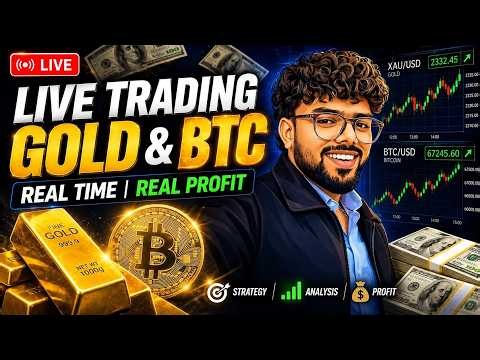 BTTraders LIVE | Gold (XAU/USD) & BTC with BSP Concept