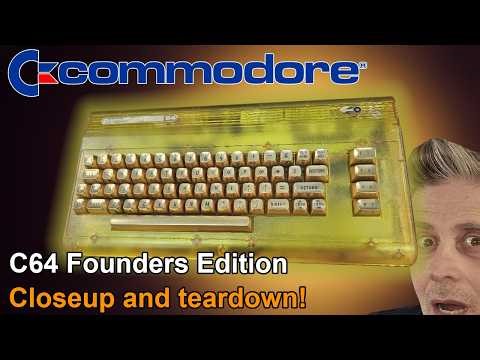 Commodore 64 ultimate Founders edition, Unboxing, Closeup and Teardown!