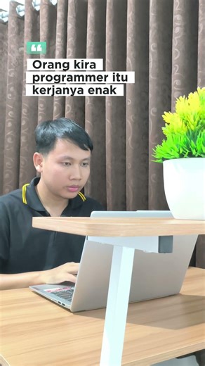 Orang kira programmer itu enak.. #realitakerja #programming #aplikasi